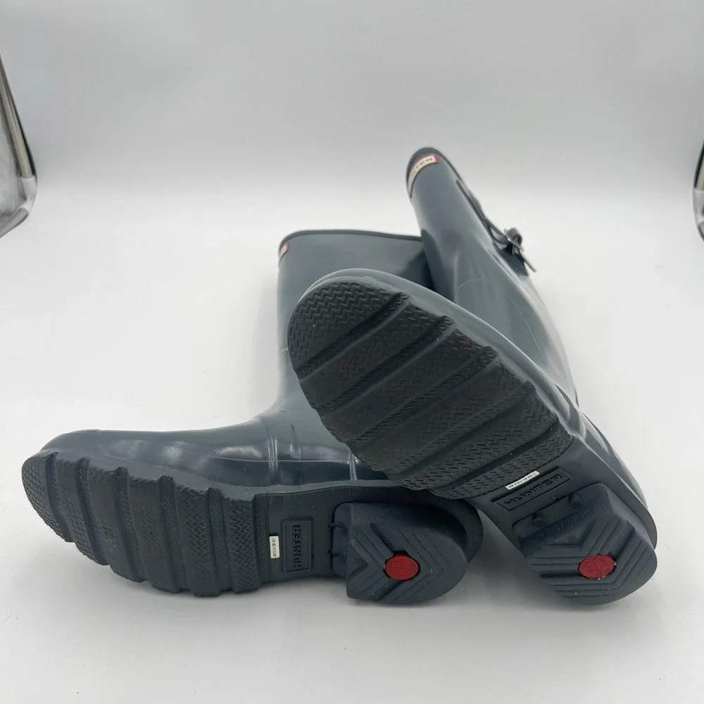 Hunter Original Tall Womens Size 5 Navy Classic Outdoor Waterproof Rain Boots